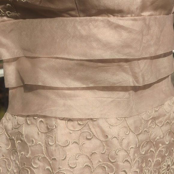 Vintage 1960s Nude Wiggle Dress Large - Picture 6 of 11